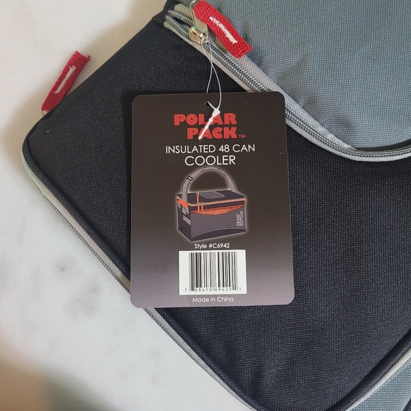 Large Cooler Bag Collapsible 48 Can Insulated Bags Leakproof Lunch Cooler Tote W - Picture 6 of 6